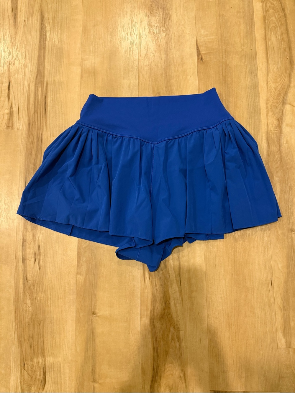 OFFLINE by Aerie Blue Loose Flowy Tennis Shorts w/ Built In Shorts Size Large